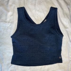 Roxy Open Cross Back Crop Tank